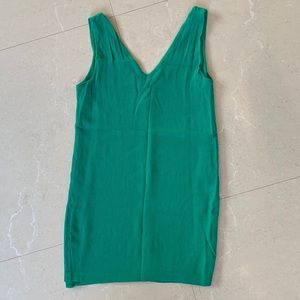 Mango suit dress in green